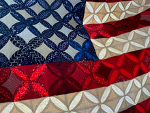 Load image into Gallery viewer, Handmade, Recycled, Upcycled, Repurposed, Denim, Second-Hand, Blue Jeans, BlueDenim, handmade, local, small business, women owned, quilts, handmade quilts, denim quilts, Handmade, Recycled, Upcycled, Repurposed, Denim, Second-Hand, Blue Jeans, Blue Denim, American Denim, American-Made