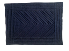 Load image into Gallery viewer, Denim, handmade, local, small business, women owned, quilts, handmade quilts, denim quilts, Handmade, Recycled, Upcycled, Repurposed, Denim, Second-Hand, Blue Jeans, Blue Denim, American Denim, American-Made