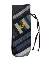 Load image into Gallery viewer, Denim Bottle Holder - "Cheers"