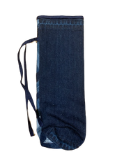 Load image into Gallery viewer, Denim Bottle Holder - "Cheers"